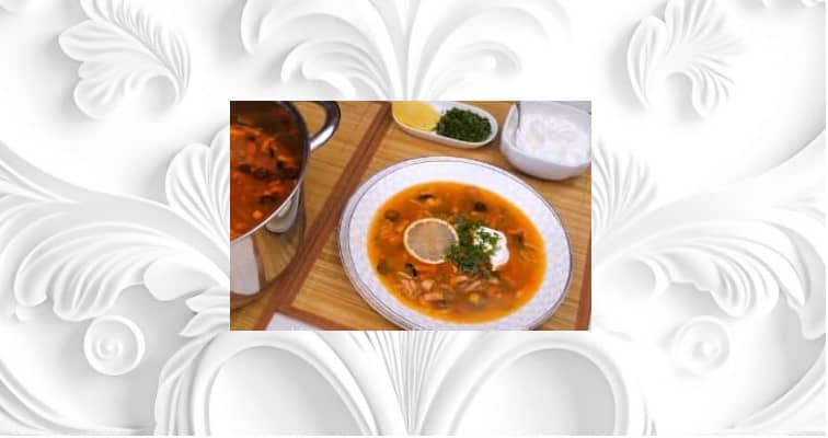 Приготовление солянки сборной мясной по классическому рецепту: шаг 9