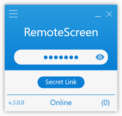 Computer Video Screen Remote Control RemoteScreen - Remote control