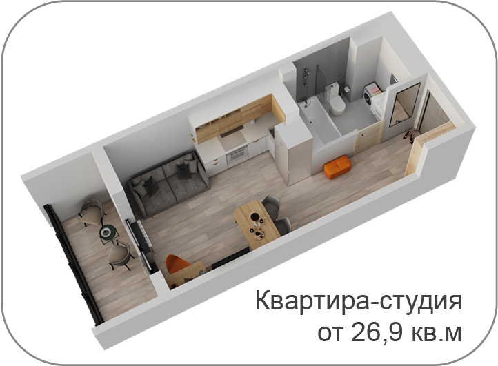 17А-28. Новые квартиры с чистовой отделкой в ЖК “Вивальди”, Набережные ...