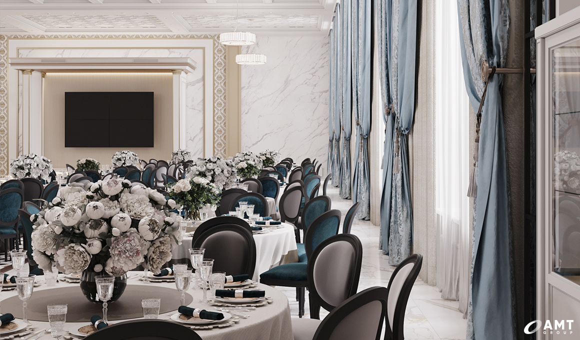 Банкетный зал дома торжеств Prince Palace