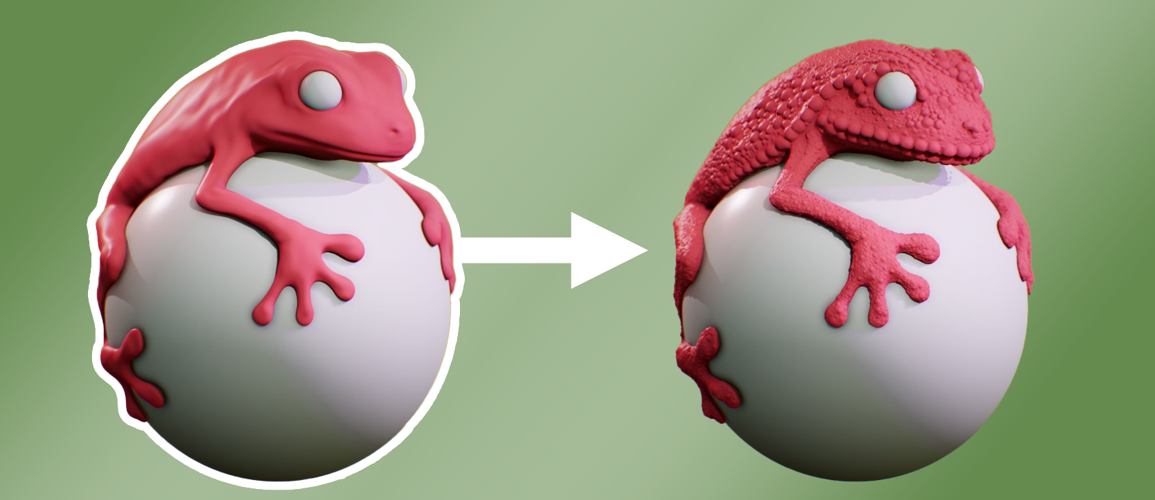 sculpting scales in zbrush