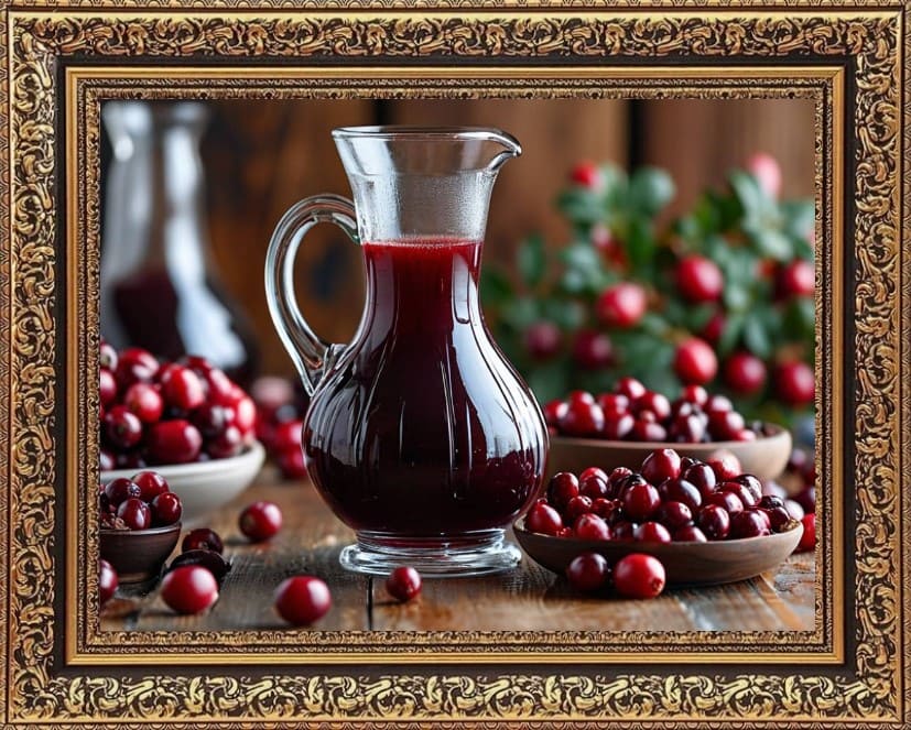 морс из замороженной клюквы