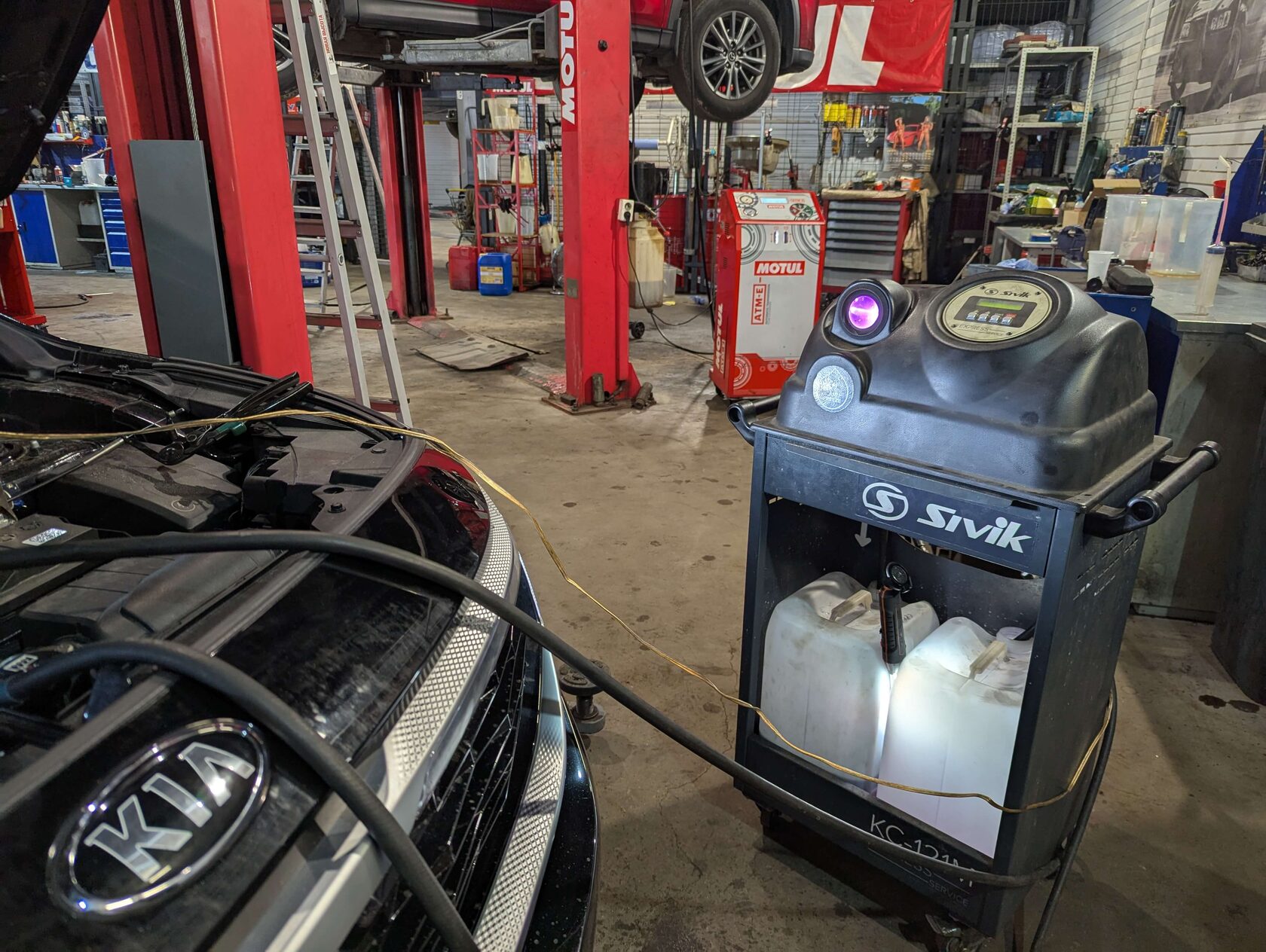 Финал работ Результат замены охлаждающей жидкости