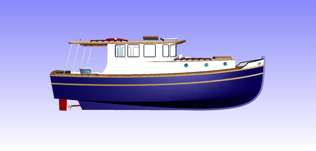 Водоизмещающий Каютный Катер Бу Купить