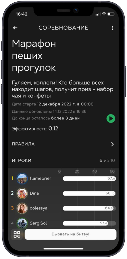 Приложение для тимбилдинга и сплочения коллектива
