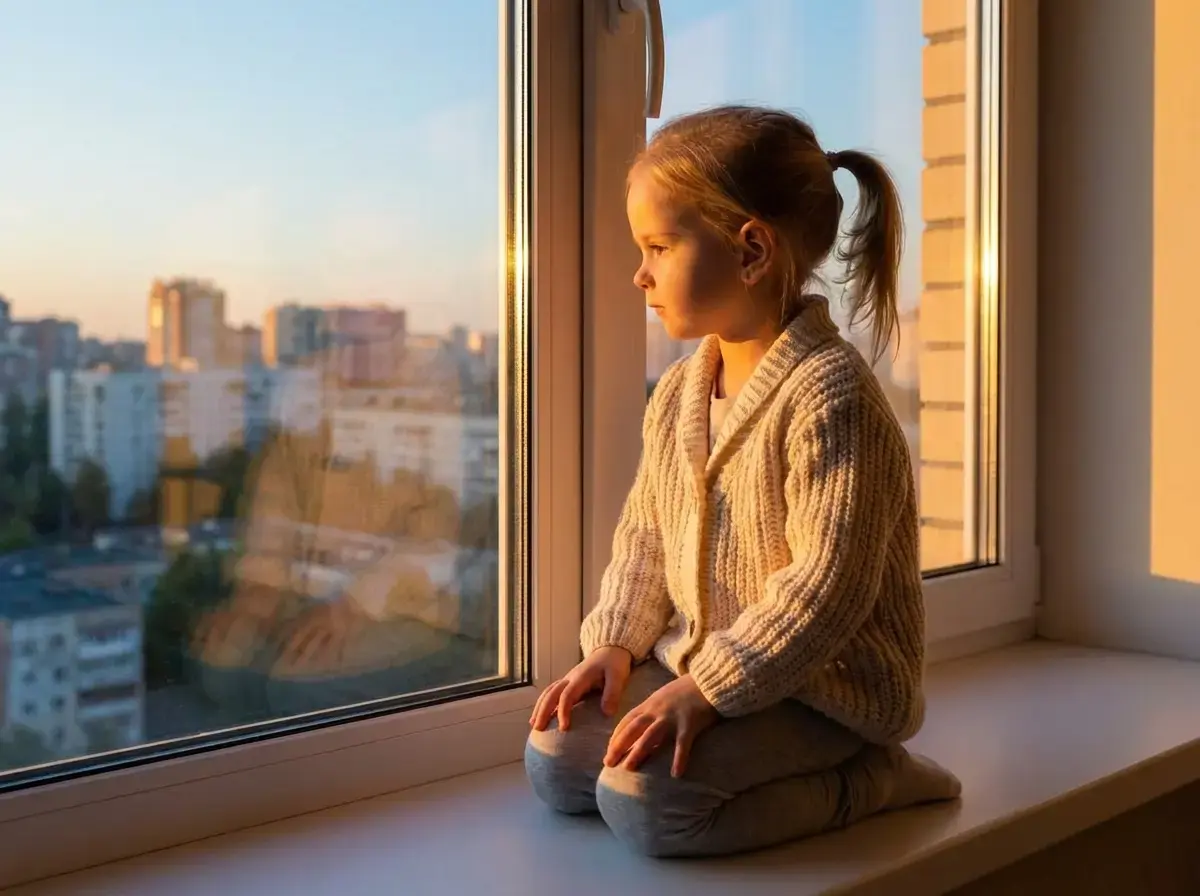 Ребенок у окна