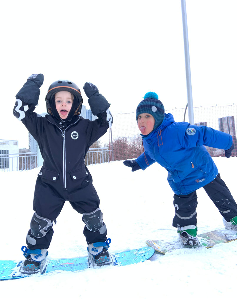 Дети на сноуборде в Екатеринбурге