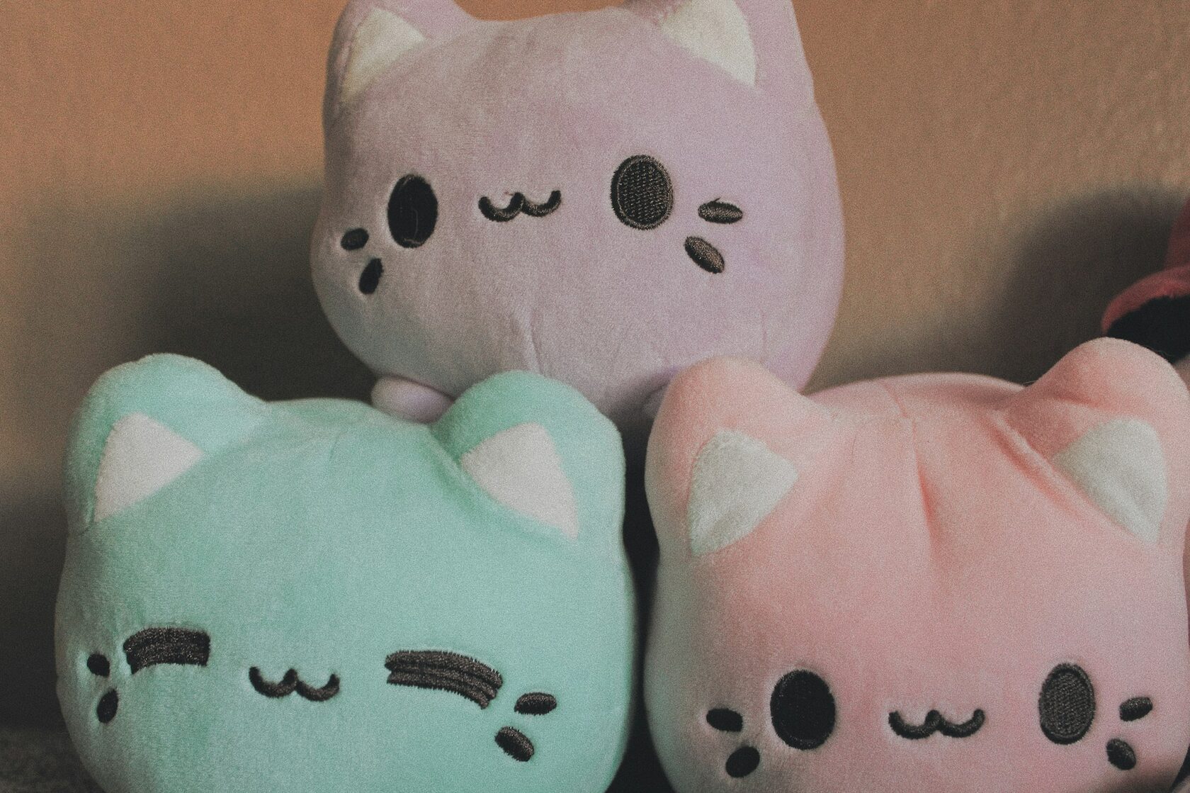 Милый котик в стиле kawaii