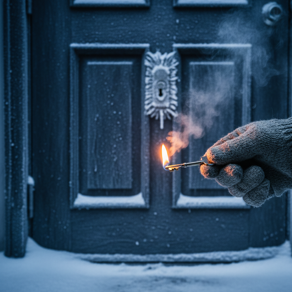 Замёрзший замок