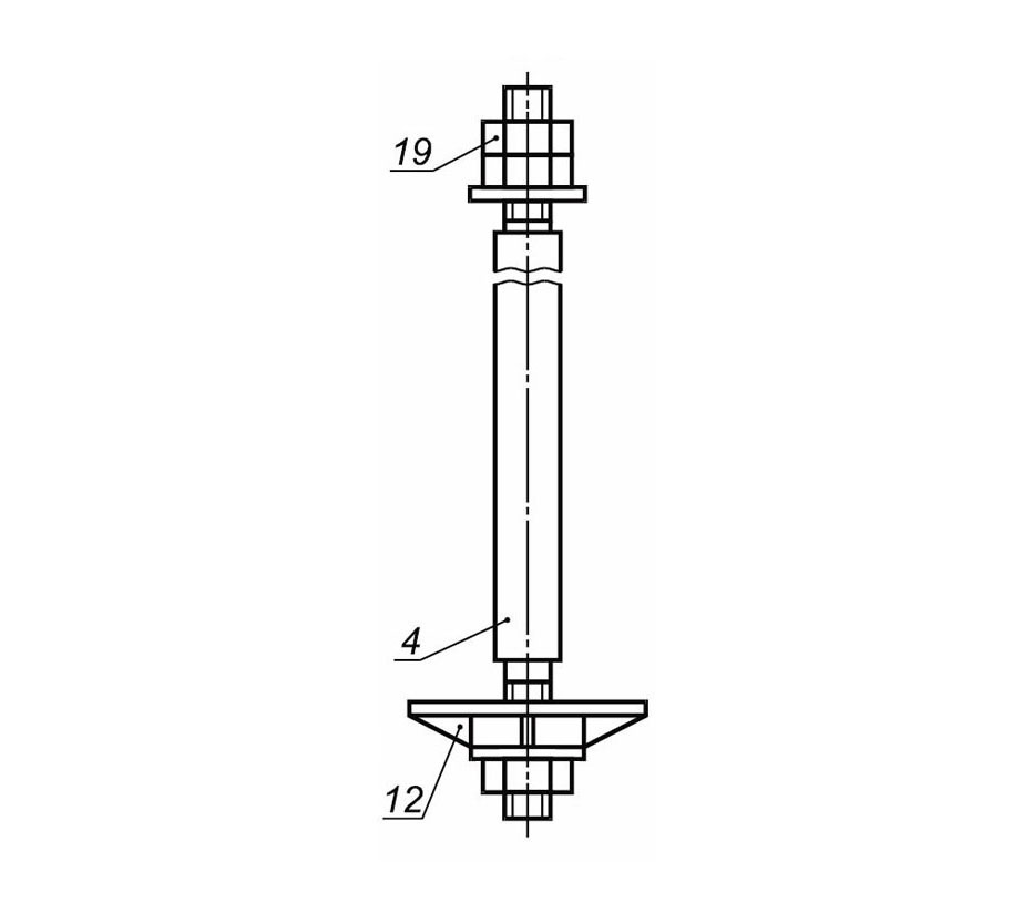 Анкерный болт для фундамента. Анкерный болт 2.1. Анкерный болт ГОСТ 24379.1-2012. Болт фундаментный 2.1 чертеж. Плита 100 ГОСТ 24379.1-2012.