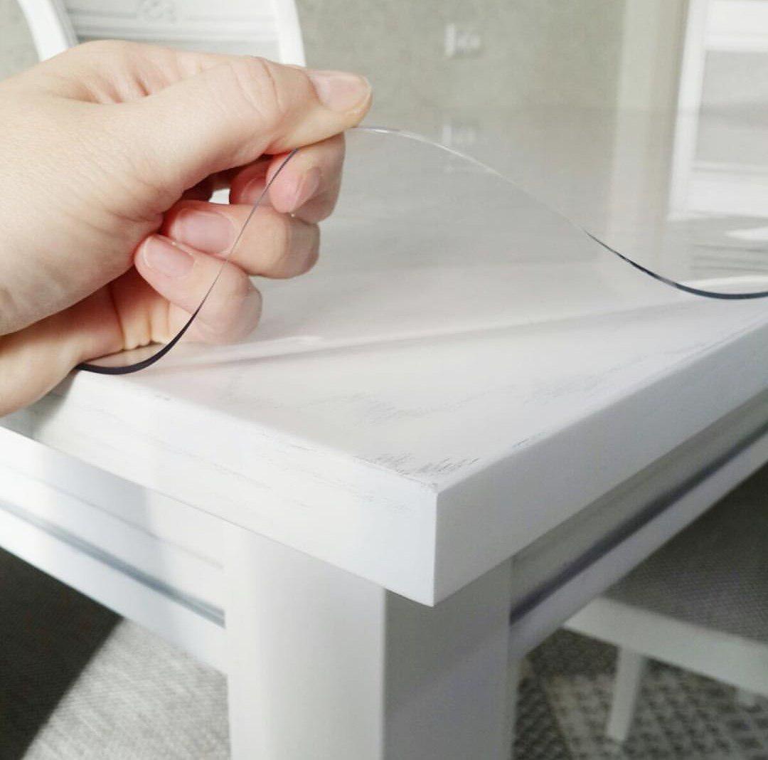 Плёнка на стол прозрачная силиконовая