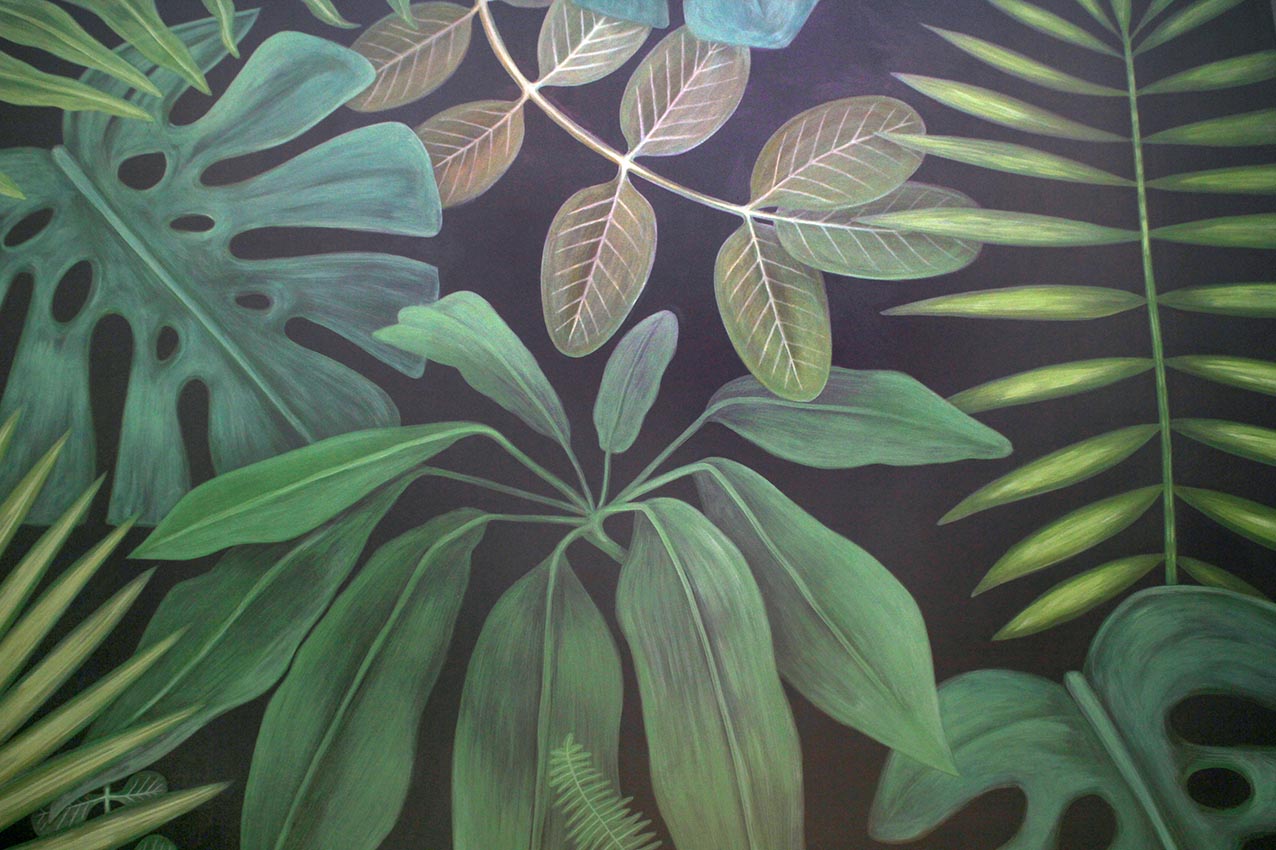 Ботаническая роспись стен
