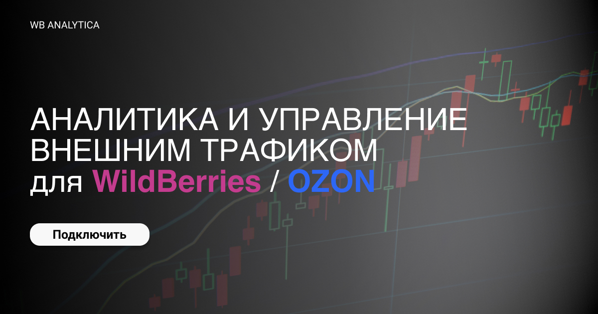 Внешний трафик на WB с аналитикой до продаж