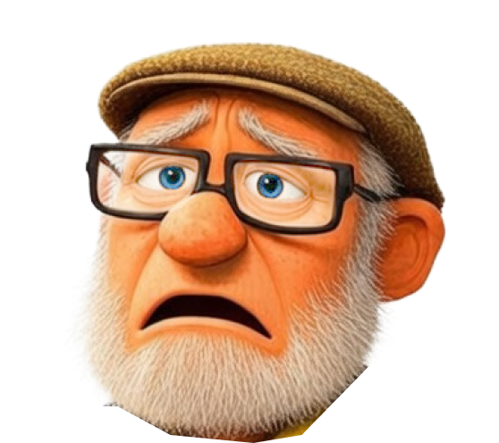 грустный дед