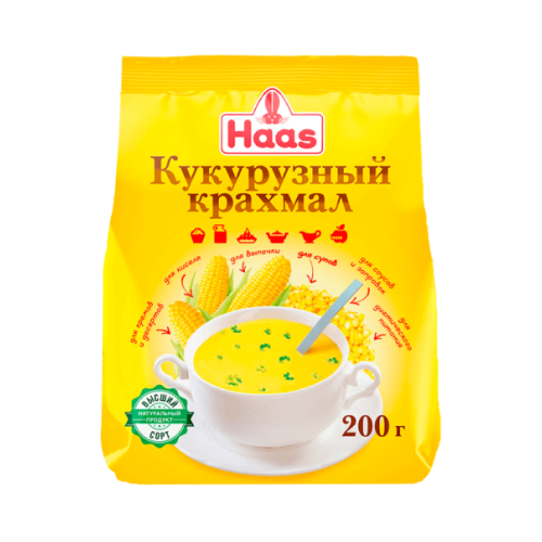 Крахмал кукурузный Haas 200 гр.