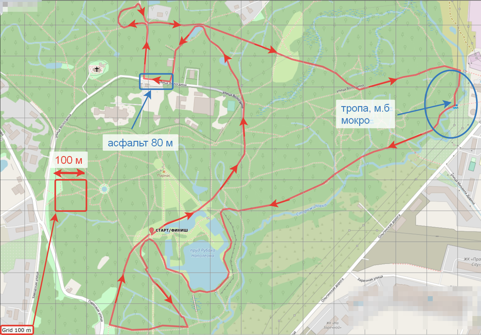 План шуваловского парка в спб