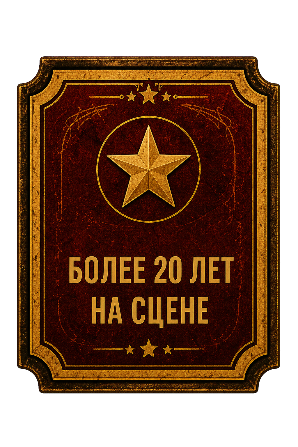 Более 20 лет на сцене