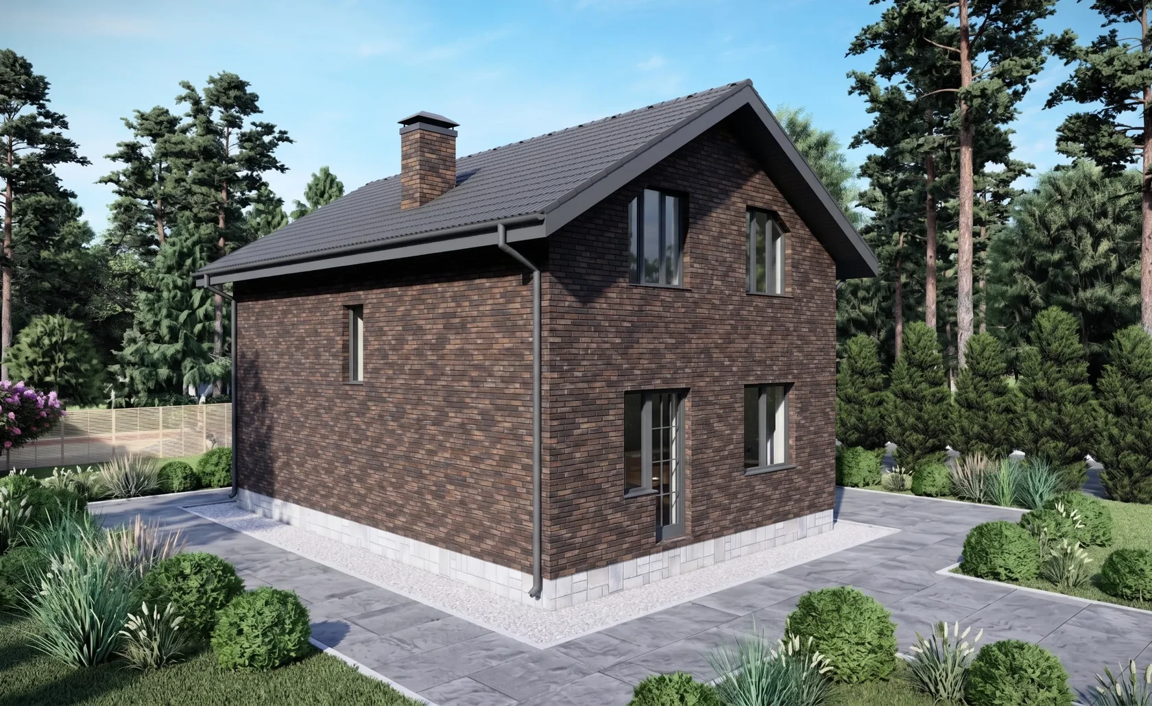 Индивидуальный двухэтажный дом 127 м²: изображение 3