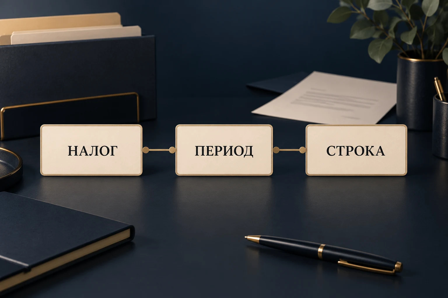 Концептуальная схема проверки требования: налог, период и строка декларации