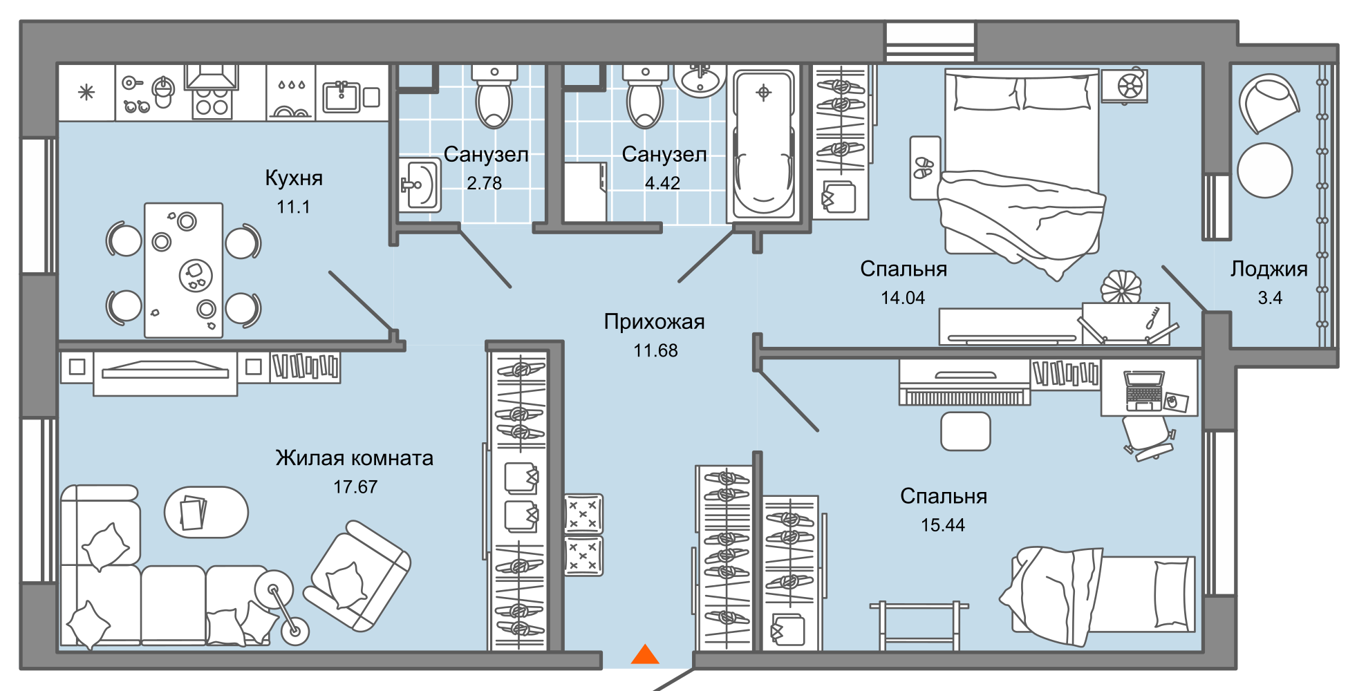 3 комнатная квартира ульяновск новый город