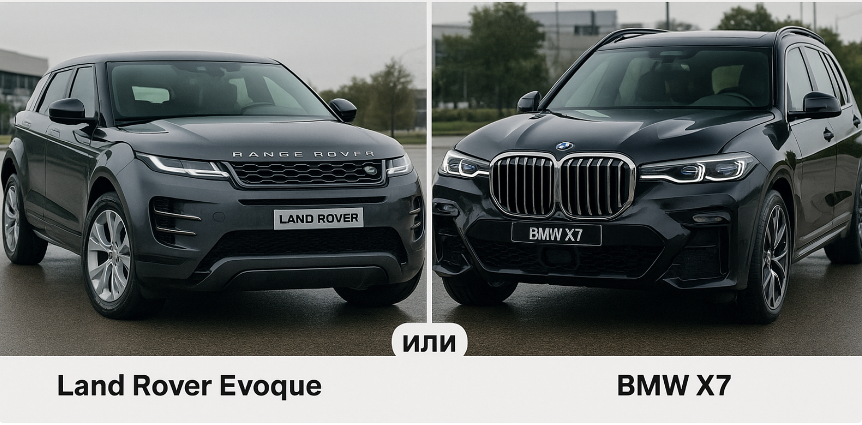 Land Rover Evoque или BMW X7: аренда для путешествий большой компанией