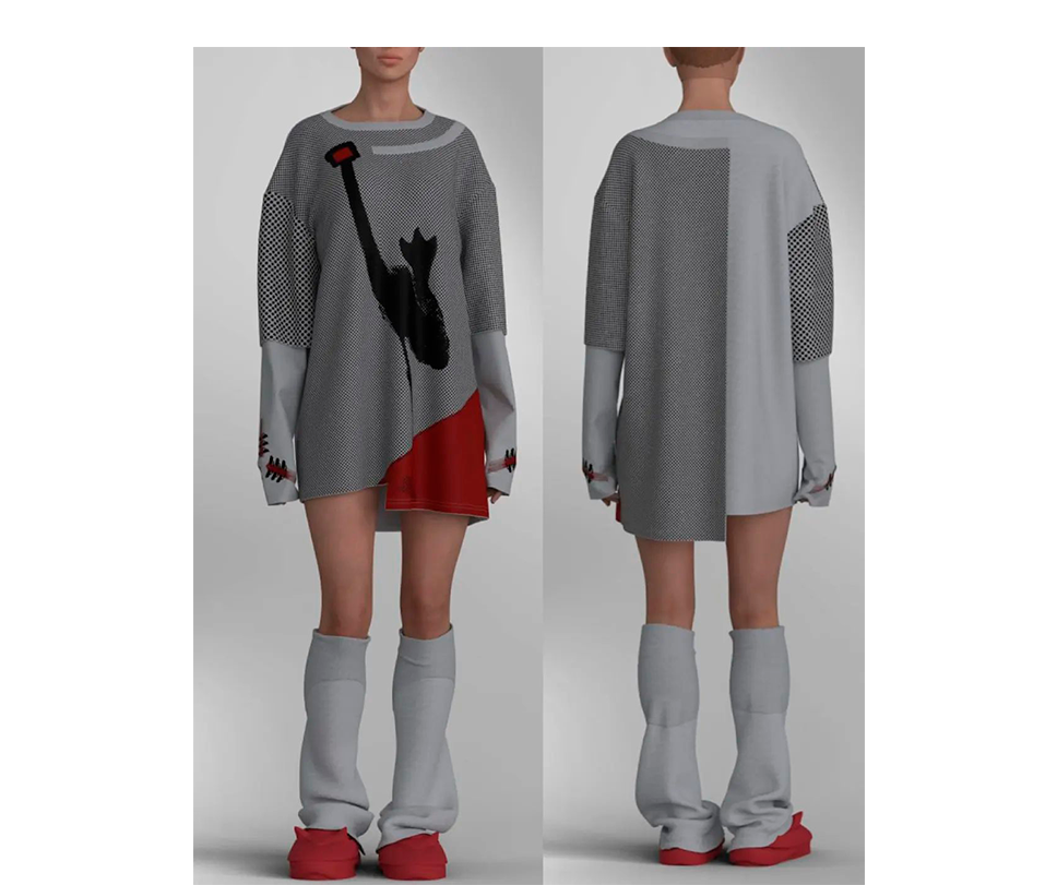 3D-визуализация одежды и принта  в CLO 3D