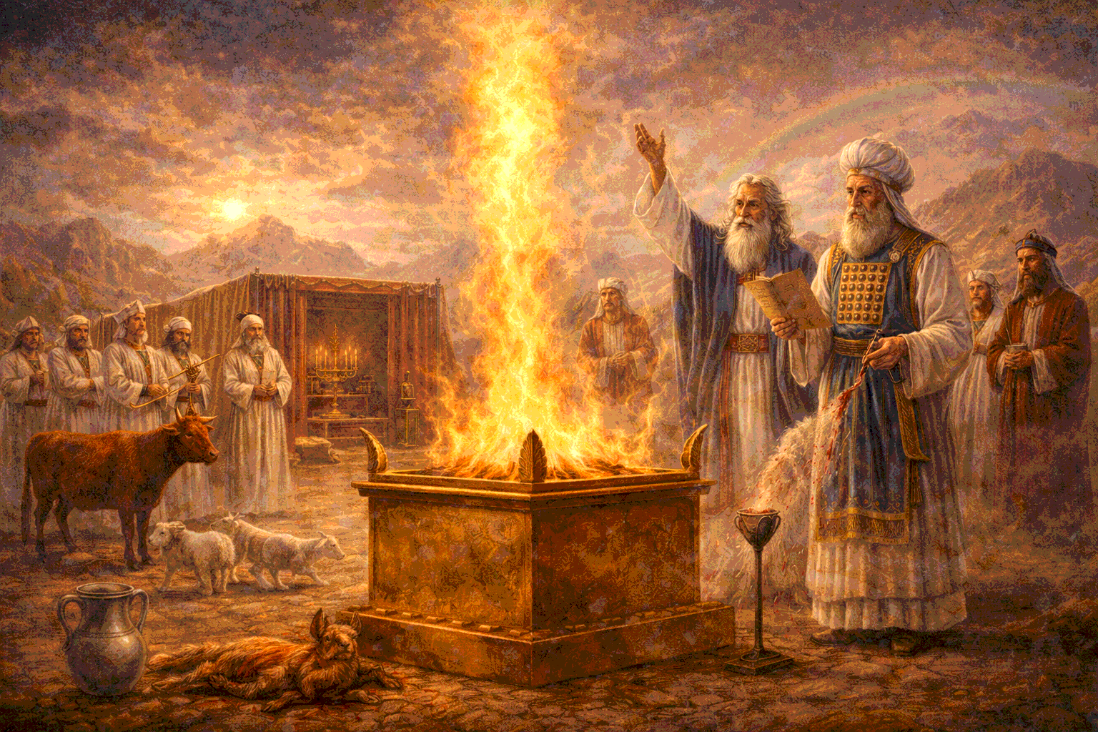 Первое Нисана: десять корон святого дня и освящение Мишкана