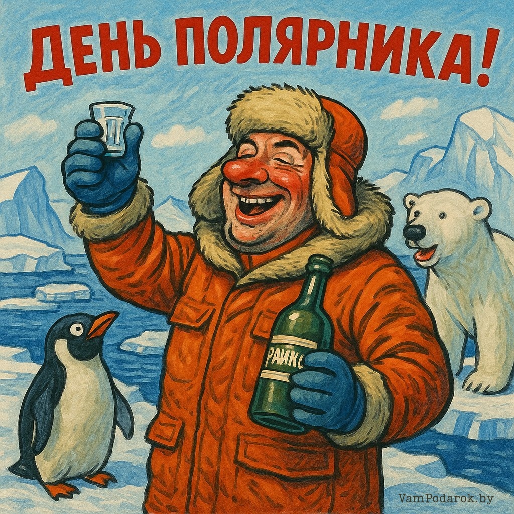 21 мая - День полярника - открытка