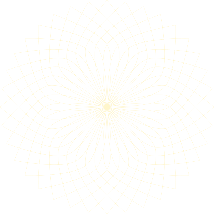 Круговой узор из тонких линий