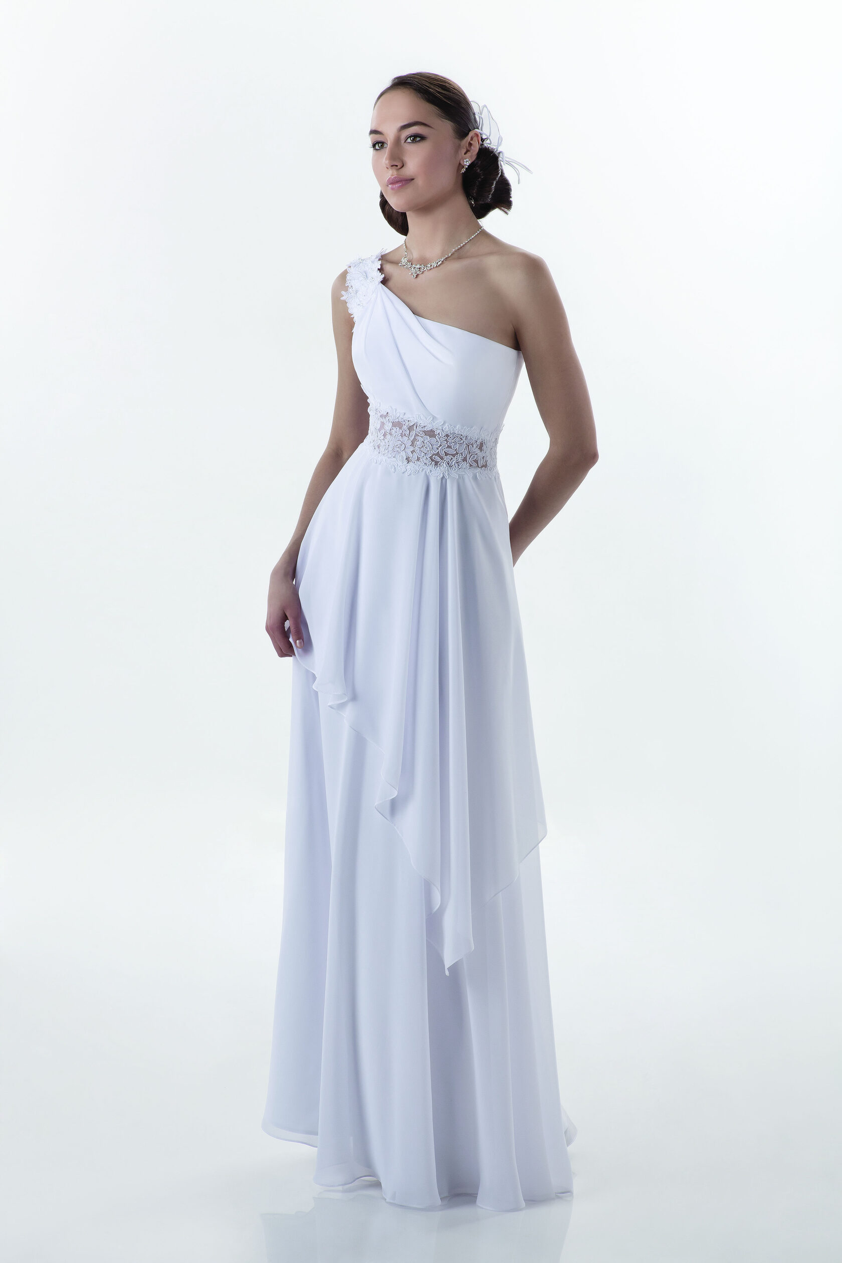 Белое платье Ампир