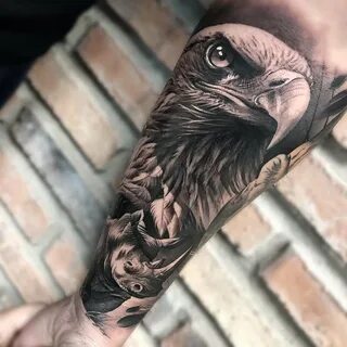 Значение татуировок: орел, сокол, ястреб