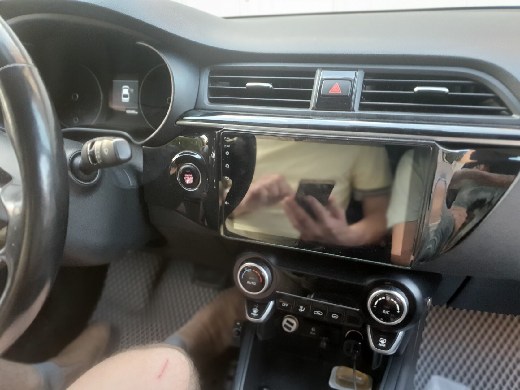 установка андройд магнитолы в киа рио 4