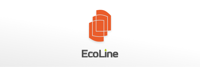 Логотип производителя окон EcoLine