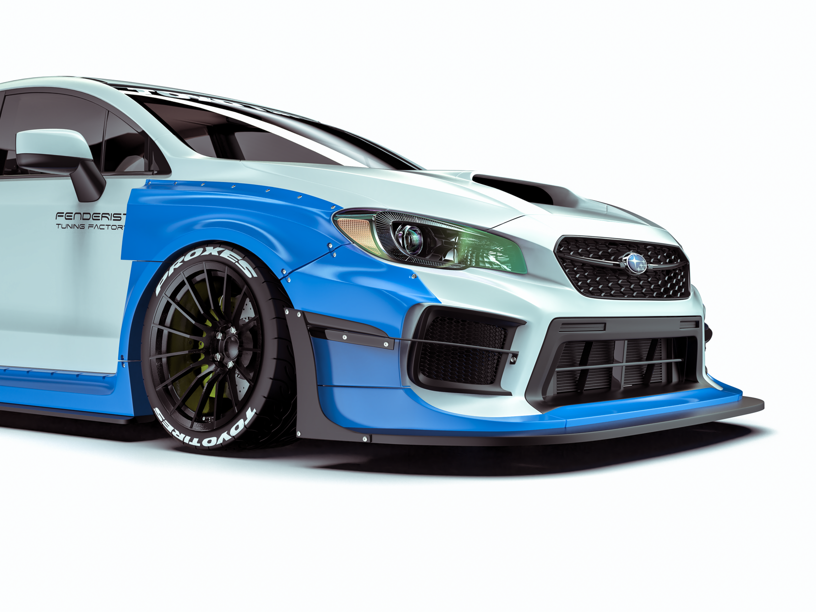 Full URBANR ver 1 kit / WIDE BODY KIT Subaru Impreza WRX STI 17+