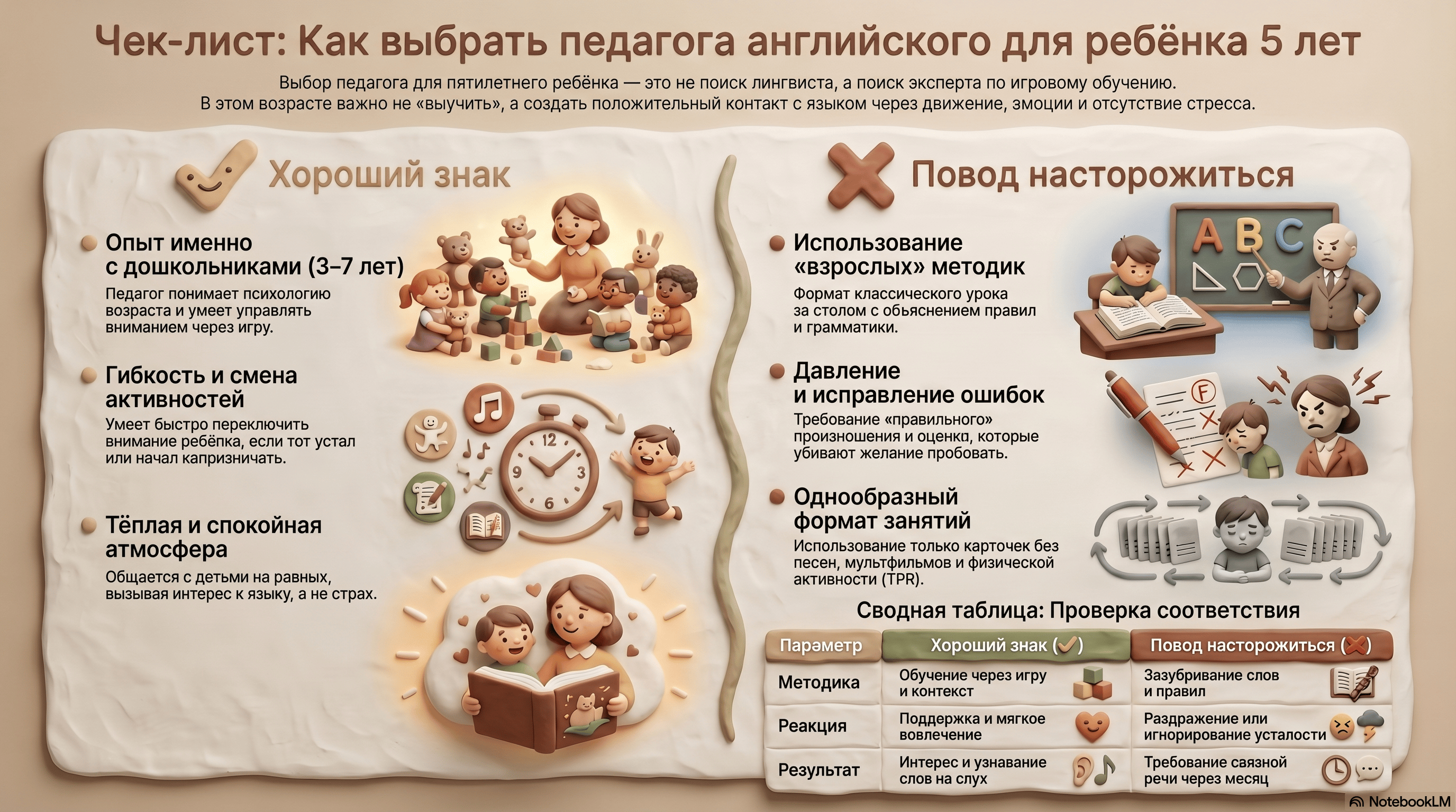 Как выбрать педагога для ребёнка 5 лет