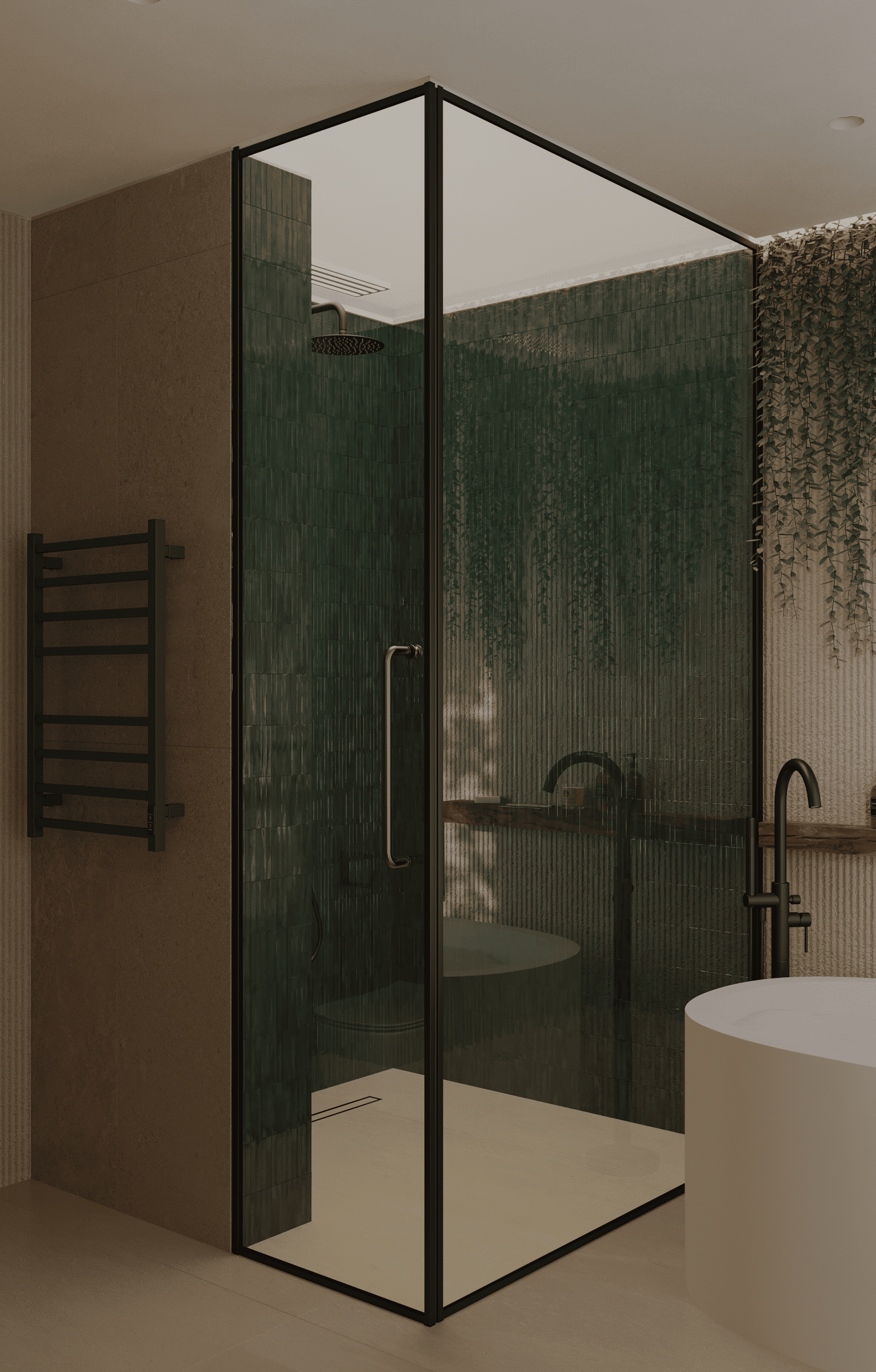Душевая частного дома 350 м² — G24концепт