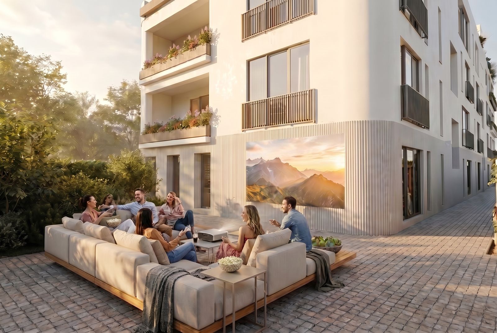 Barbecue and social area – Zen Gardens, Bar
