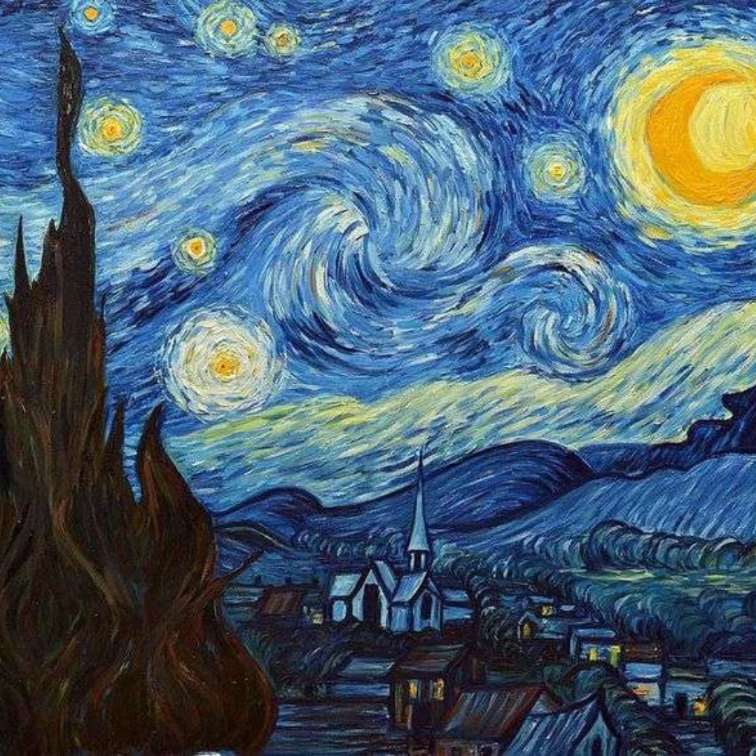 Художник небо звездное рисует составить предложение. «Звёздная ночь» Ван Гог. Картина Звёздная ночь Ван Гог. Рисунок Ван Гога Звездная ночь. Звездная ночь Ван Гога оригинал.