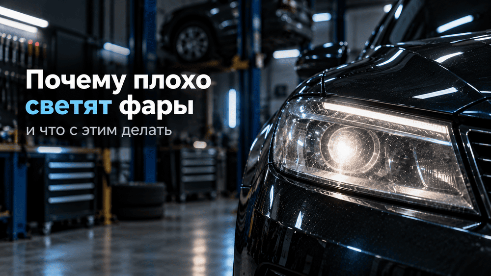 Почему плохо светят фары автомобиля