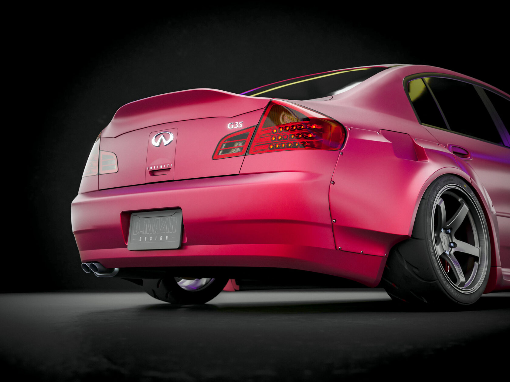 FENDERIST SPEC S Fender Flares Set / WIDE BODY KIT INFINITI G35