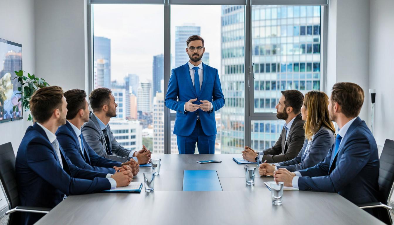 Руководитель проводит совещания