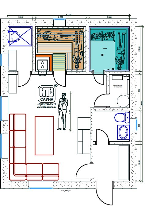 Проекты саун и бань схемы и чертежи