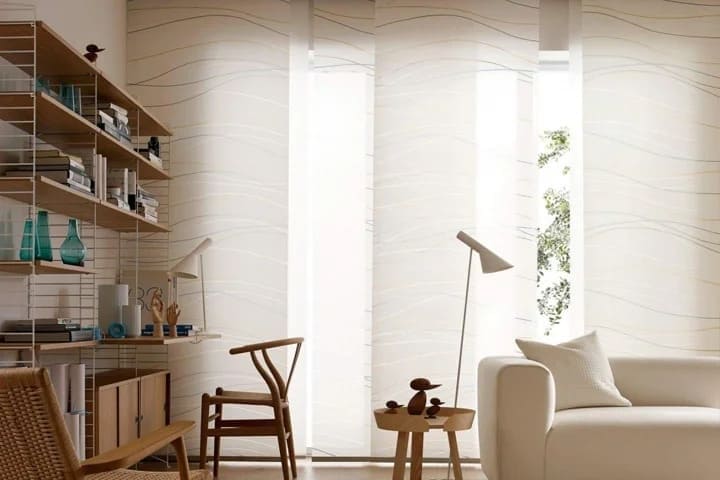 Купить японские шторы панели для зонирования | Шторы в японском стиле