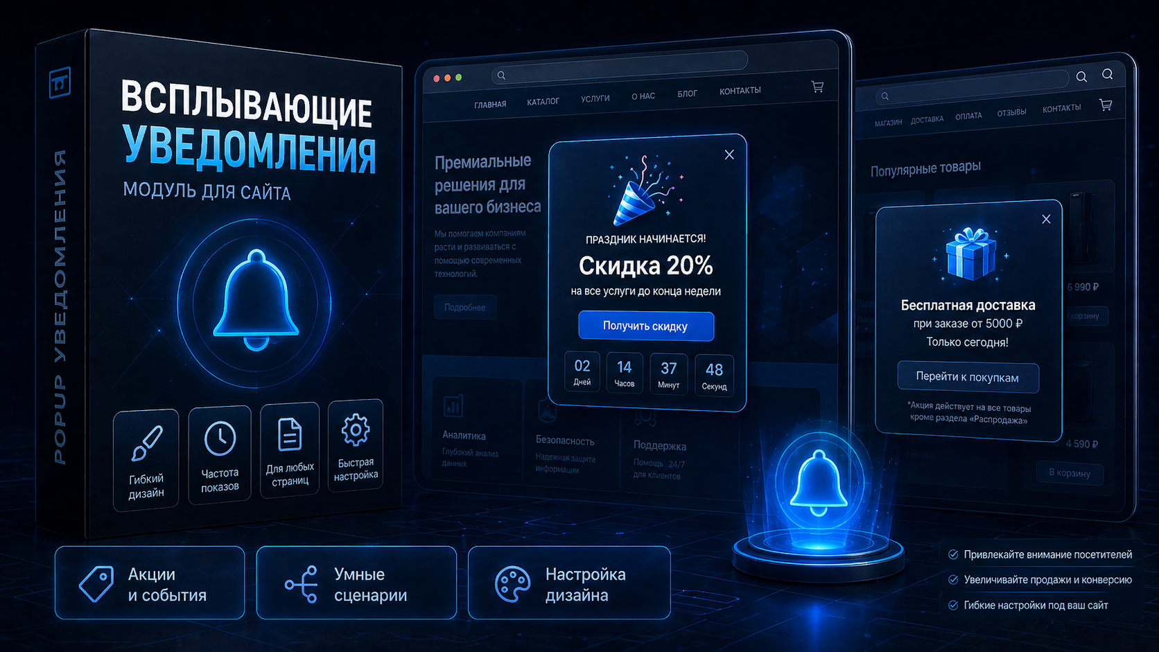 Модуль всплывающих уведомлений