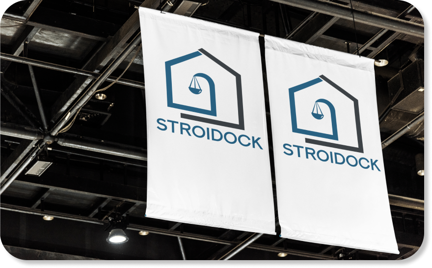 STROIDOCK — пример применения логотипа
