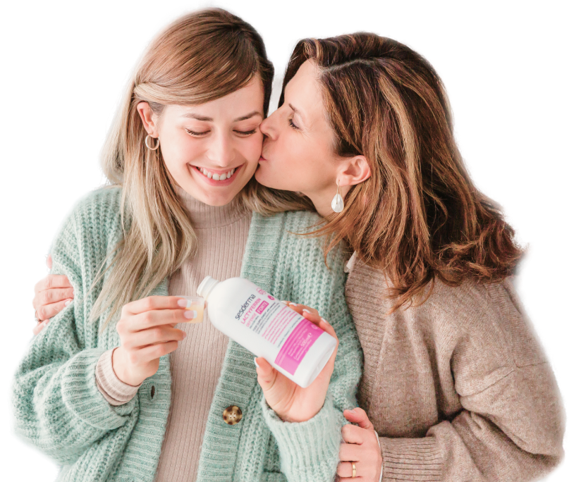 мама и дочь пьют бад