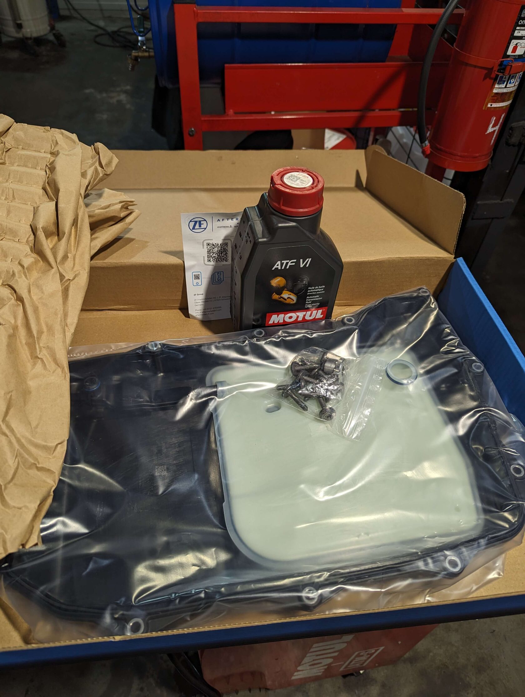 Оригинальный поддон ZF для АКПП Audi A8