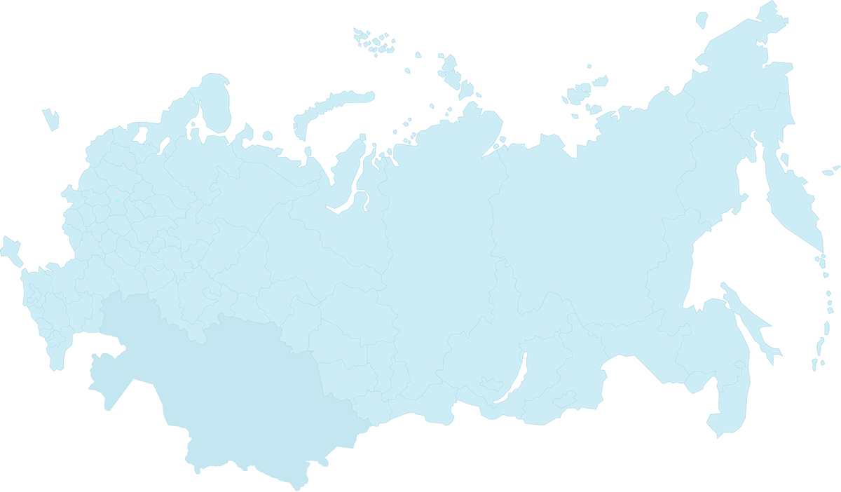 Карта россии и крыма в векторе