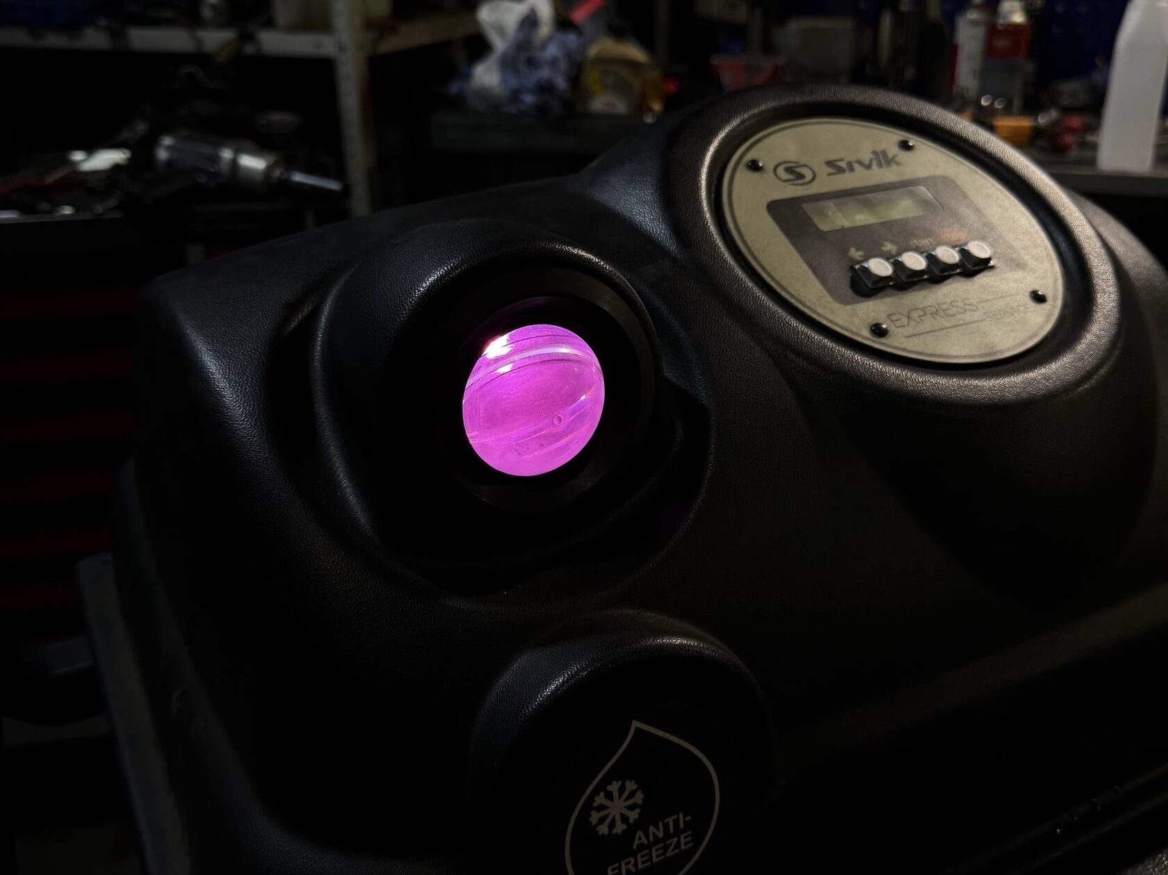 Результат замены охлаждающей жидкости