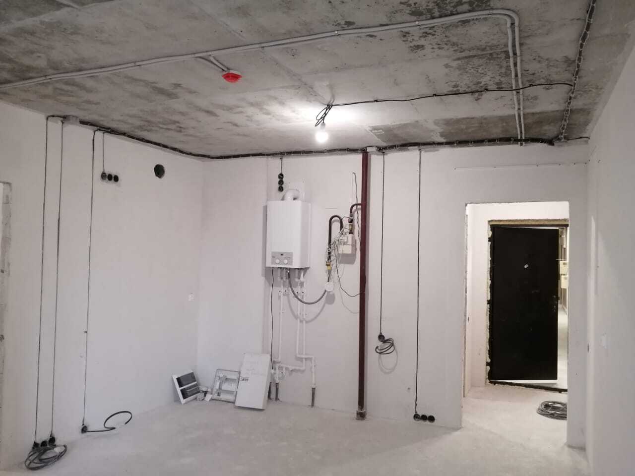 Прокладка электрического кабеля